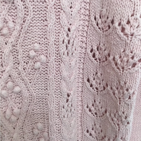 Vintage Women’s Colter Bay Pastel Pink Cotten Blend Sweater Size M EUC - Picture 4 of 7